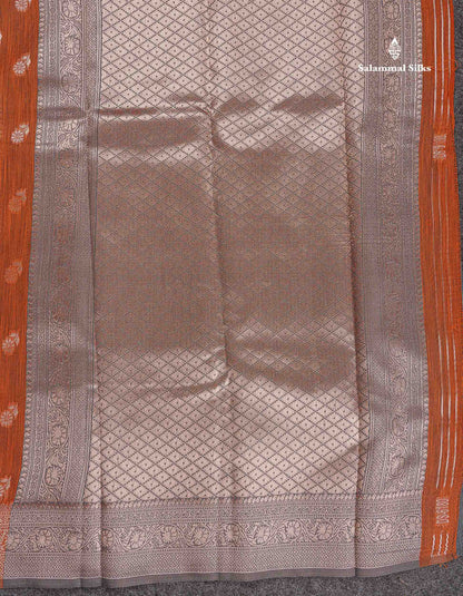 Cotton Mix Saree - Light Pink Colour Body Thread Butta With Fancy Border