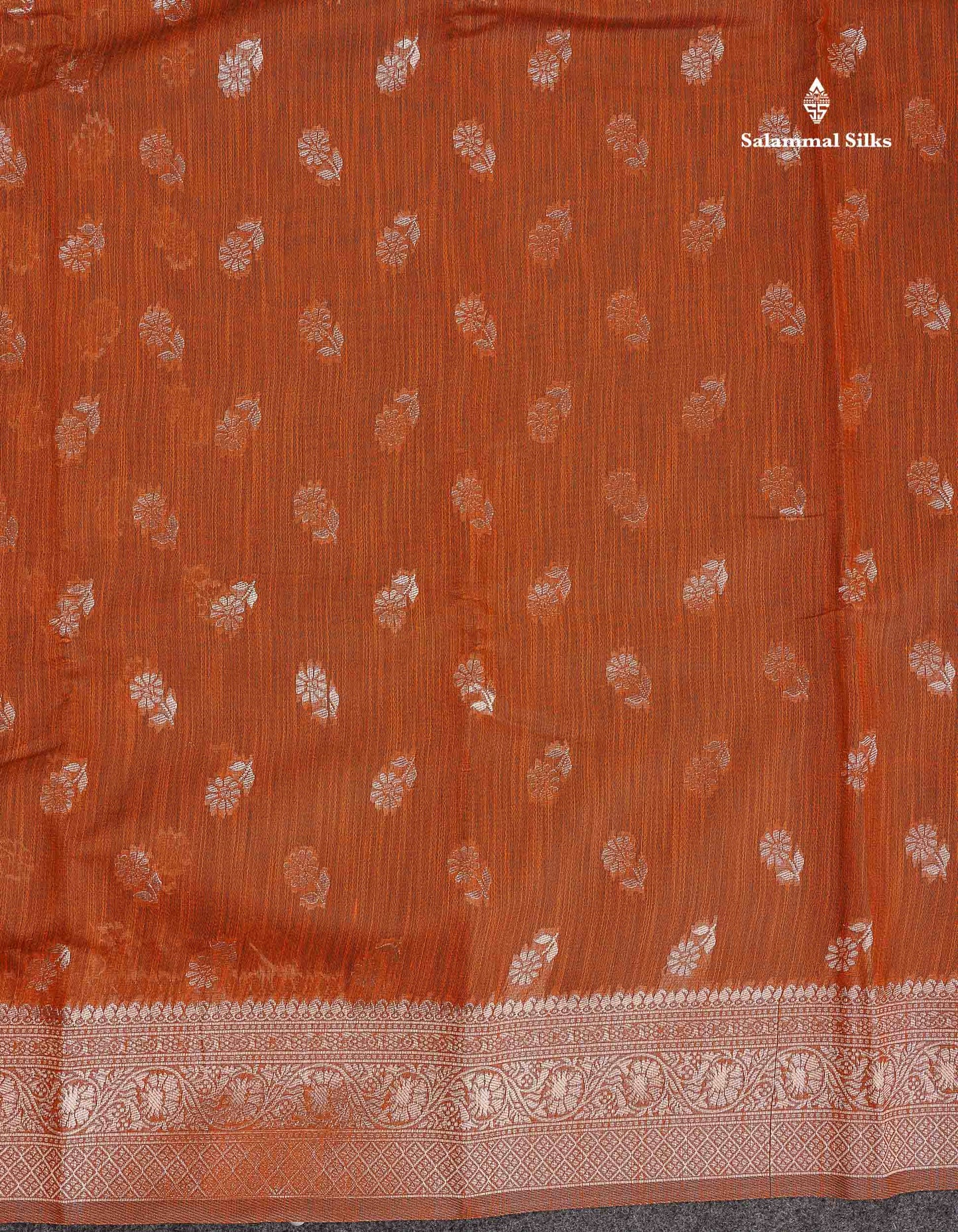 Cotton Mix Saree - Light Pink Colour Body Thread Butta With Fancy Border
