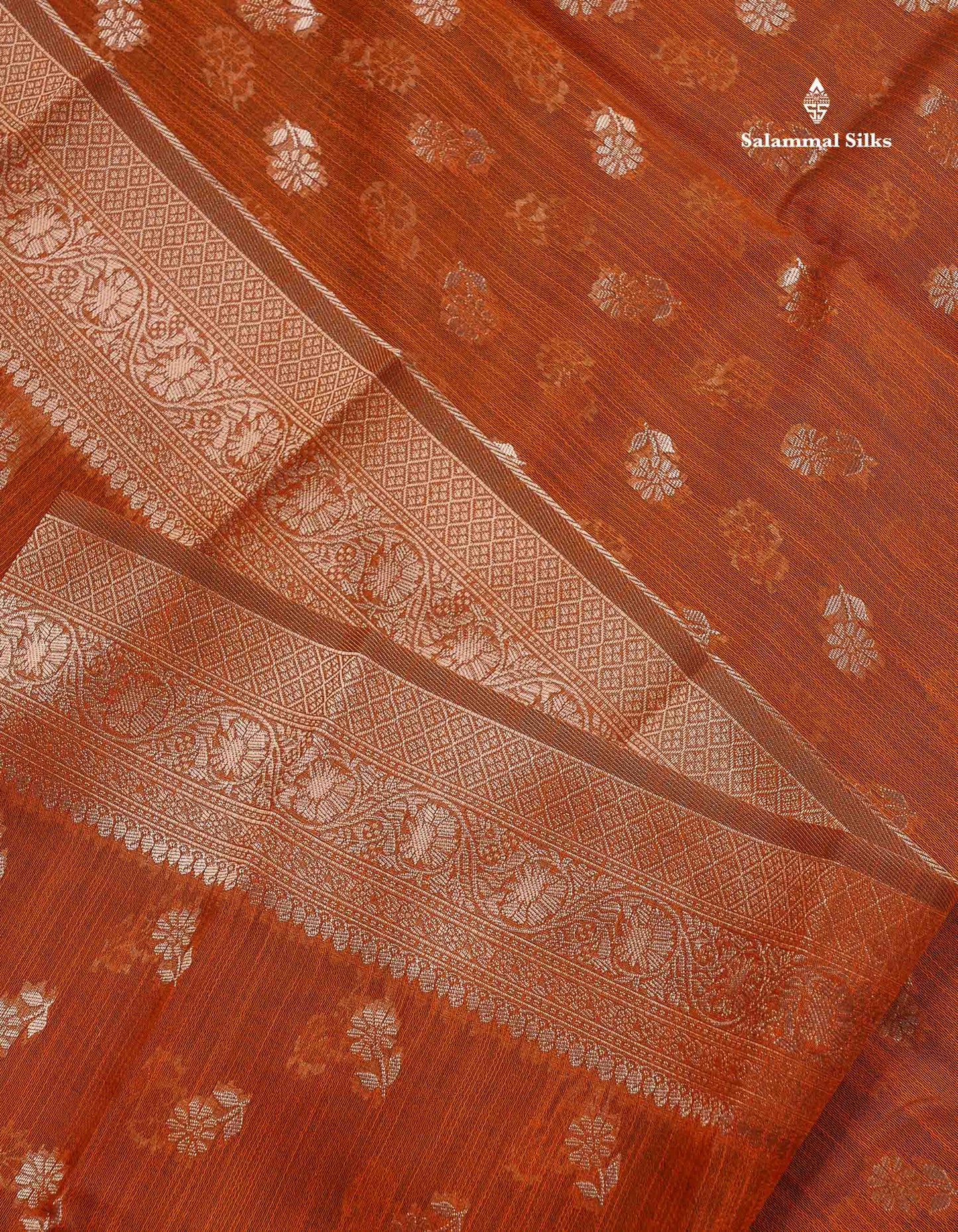 Cotton Mix Saree - Light Pink Colour Body Thread Butta With Fancy Border