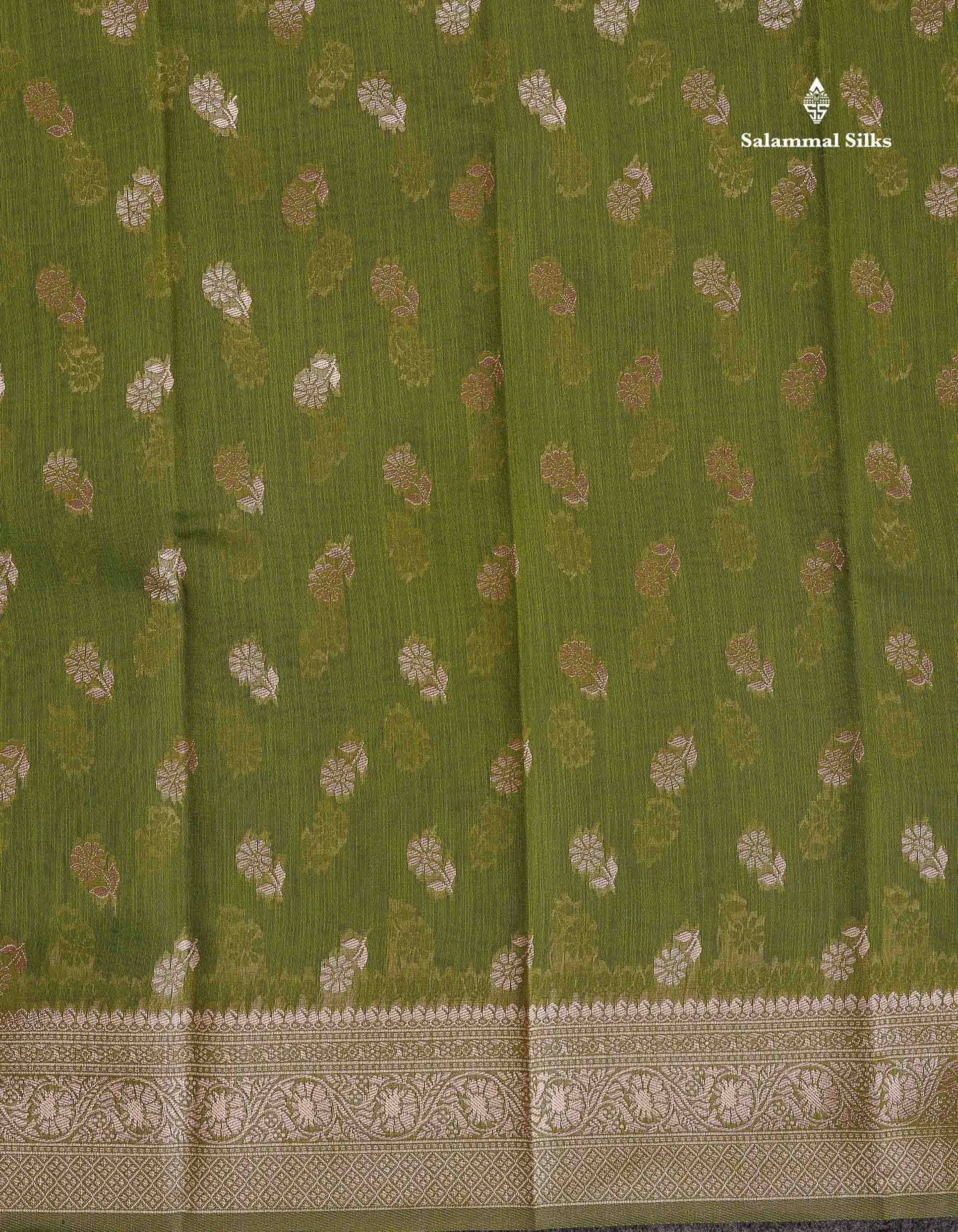 Cotton Mix Saree - Light Pink Colour Body Thread Butta With Fancy Border