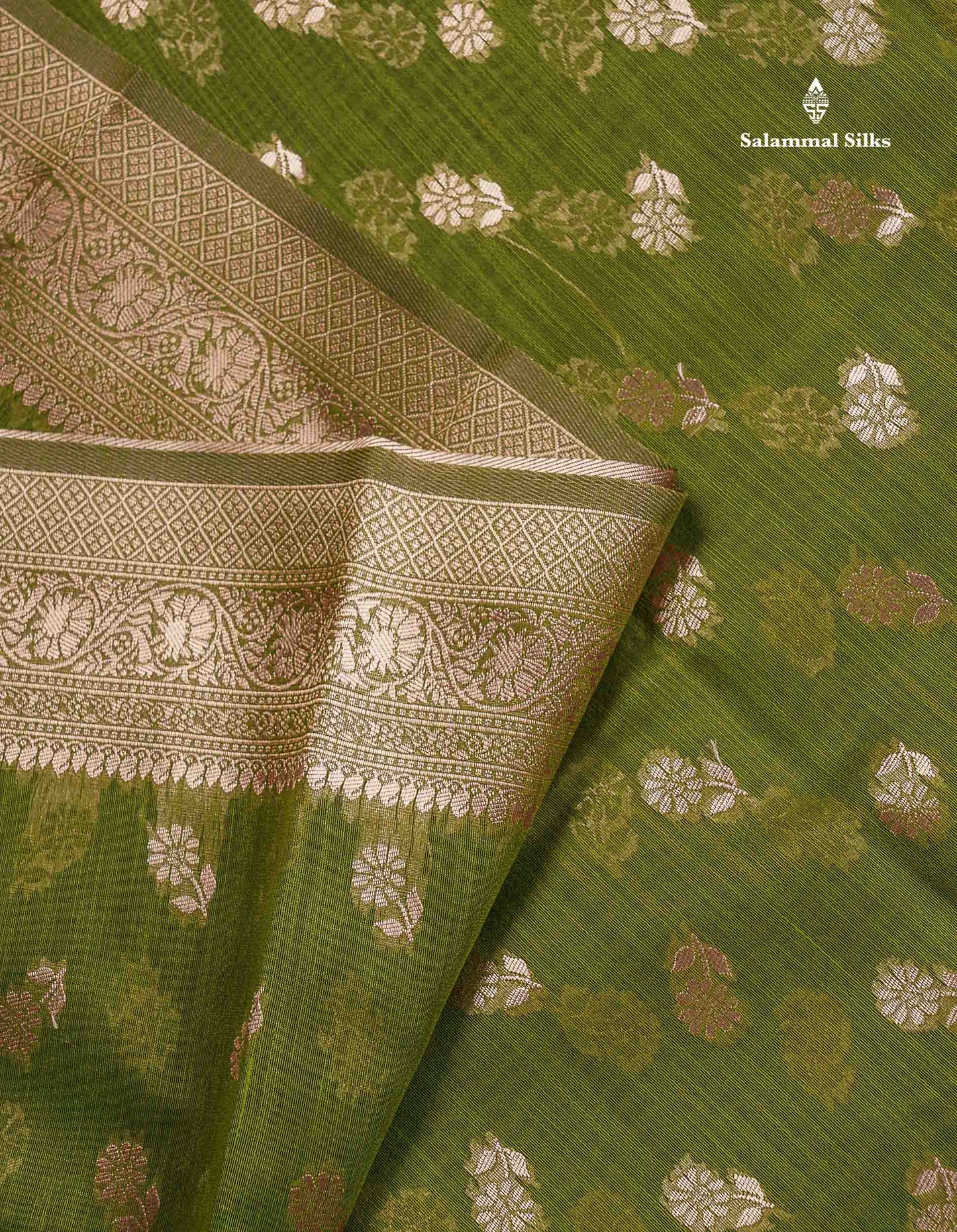 Cotton Mix Saree - Light Pink Colour Body Thread Butta With Fancy Border