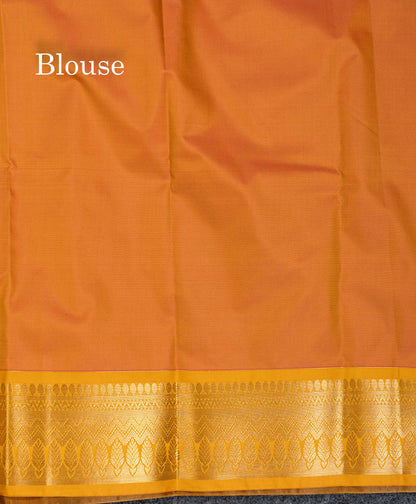 Beautiful Magenta Pink Semi Silk Saree With Contrast Mustard Yellow Border