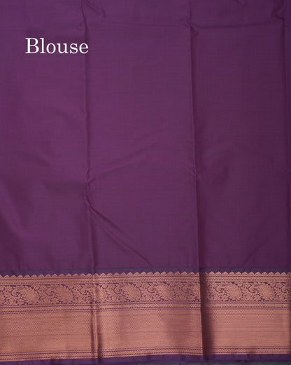 Beautiful Yellow Small Zari Checks Semi Silk Saree With Contrast Magenta Border