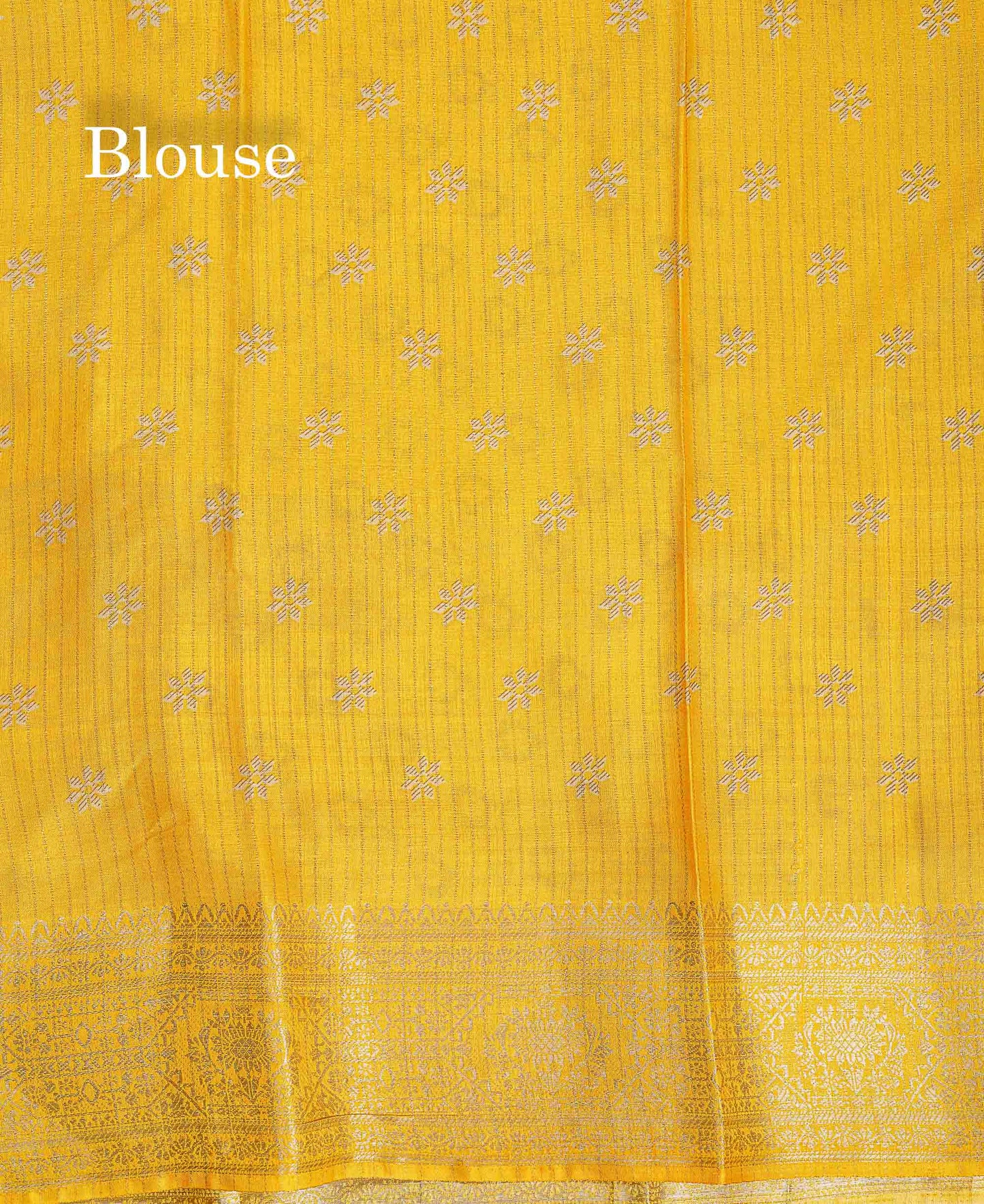 Semi Tussar Fancy Saree - Purple Colour Body With Contrast Yellow Fancy Border