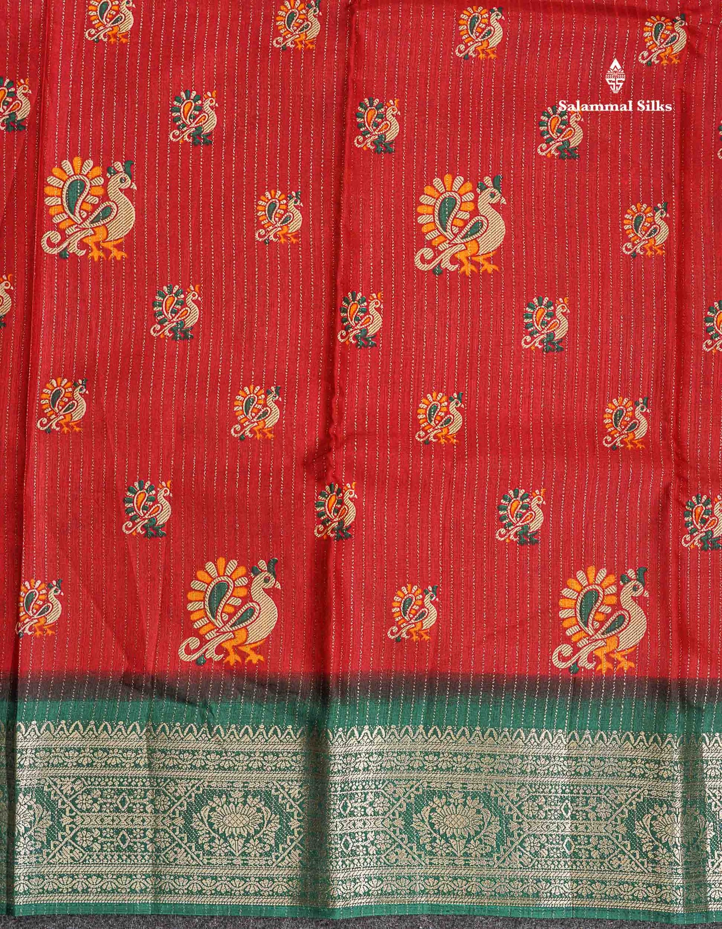 Semi Tussar Fancy Saree - Purple Colour Body With Contrast Yellow Fancy Border