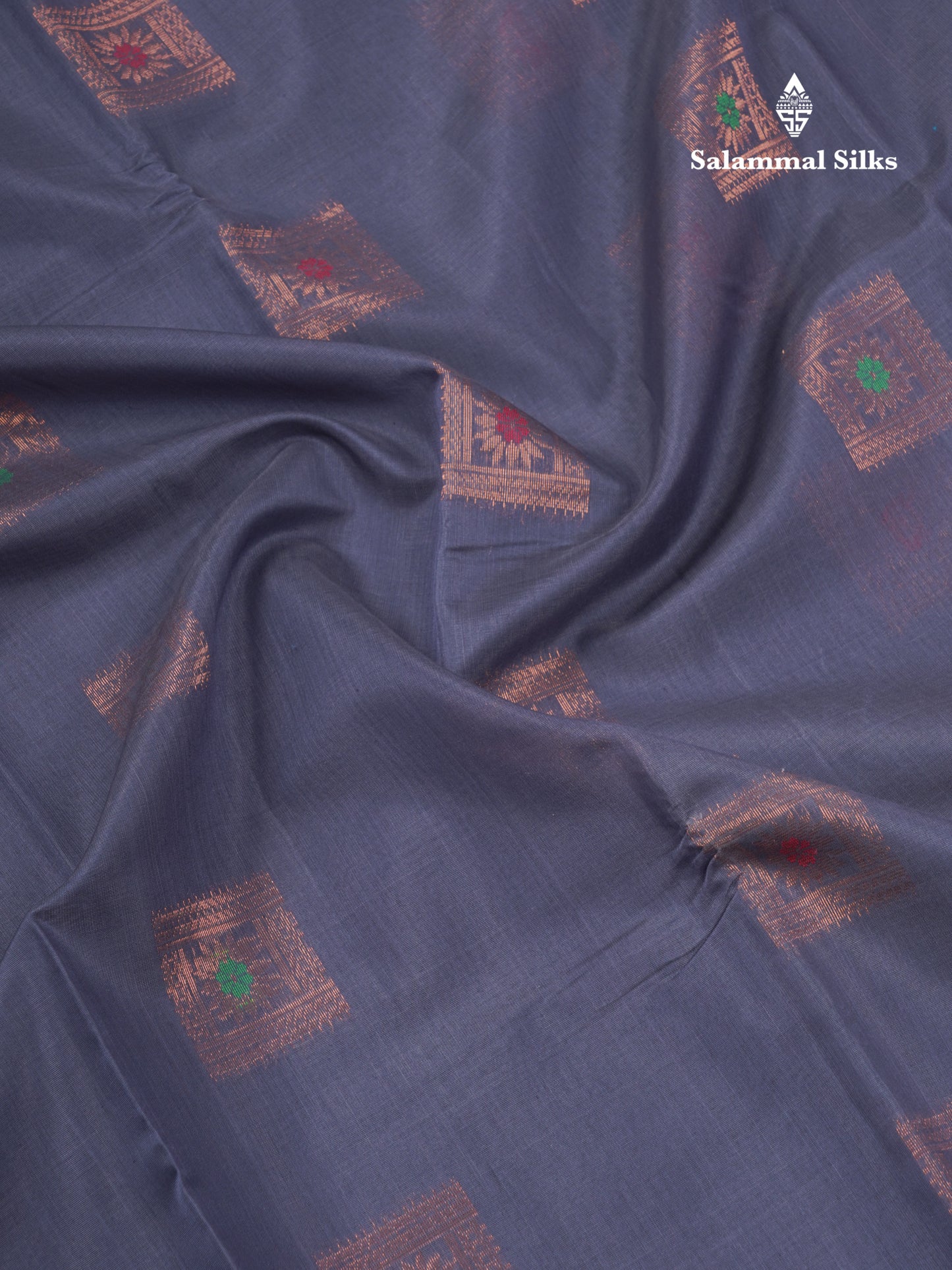 Beautiful Black Menakari Work SICO Cotton Saree With Contrast Magenta Border