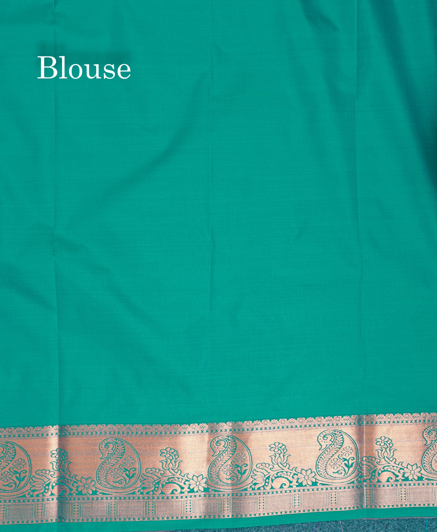 Maroon Semi Silk Saree With Contrast Saffire Green Blouse