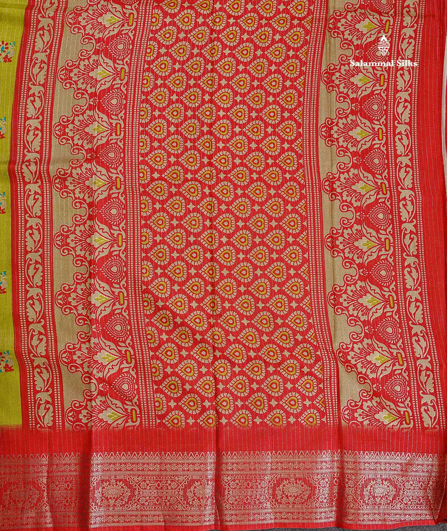 Semi Tussar Fancy Saree - Purple Colour Body With Contrast Yellow Fancy Border