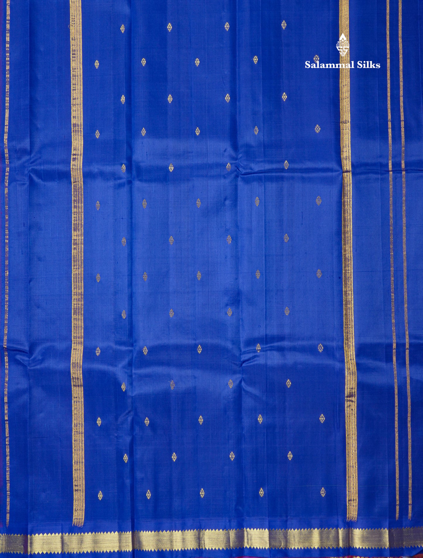 Chilly Red Pure Kanjivaram Silk Saree With Small One Side Contrast Purple Border