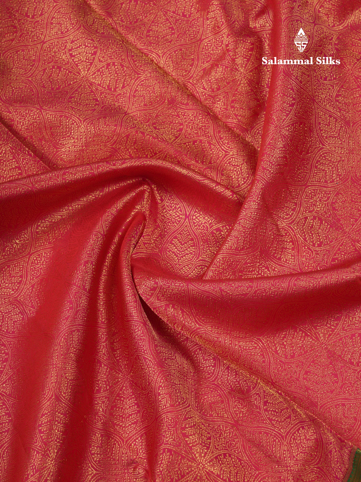 Beautiful Pink Bridal Pure Kanjivaram Silk Saree With Contrast Bottle Green Traditional Border