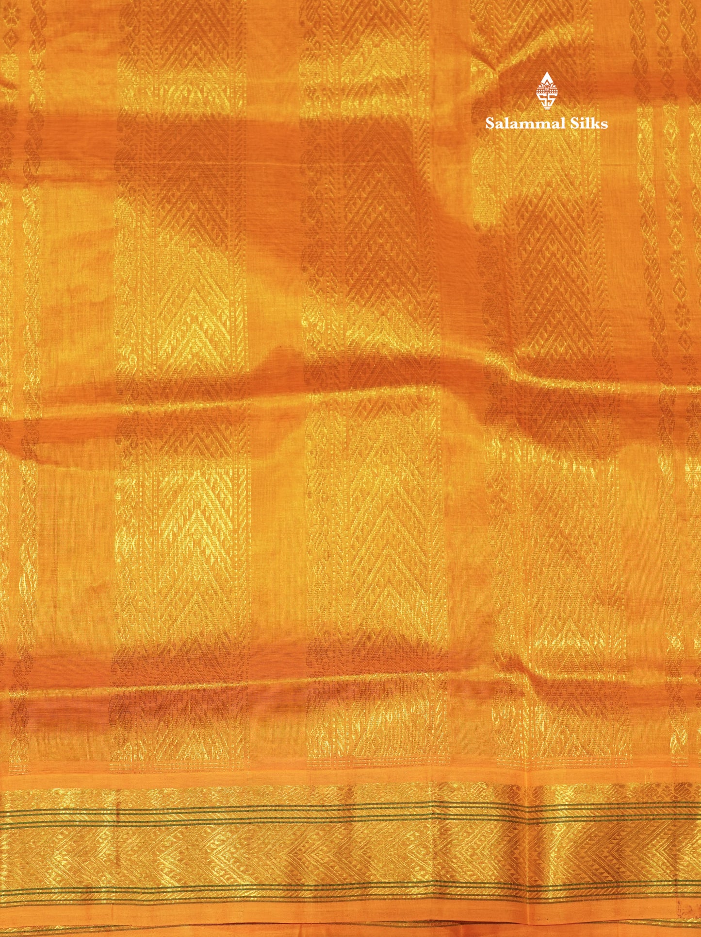 Bottle Green Colour Tiny Checks Pure Silk Cotton Saree With Contrast  Yellow Border