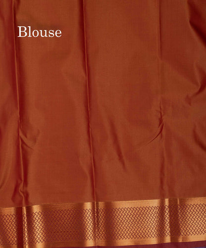 Beautiful Light Violet Semi Silk Saree With Contrast Magenta Traditional Border