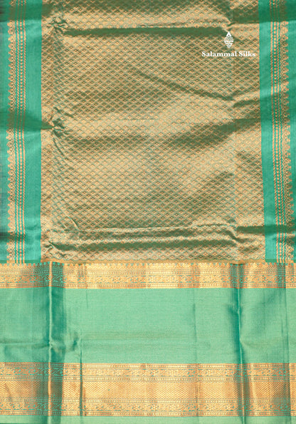 Violet Colour Pure Silk Cotton Saree With Contrast  Sapphire Green Fancy Border