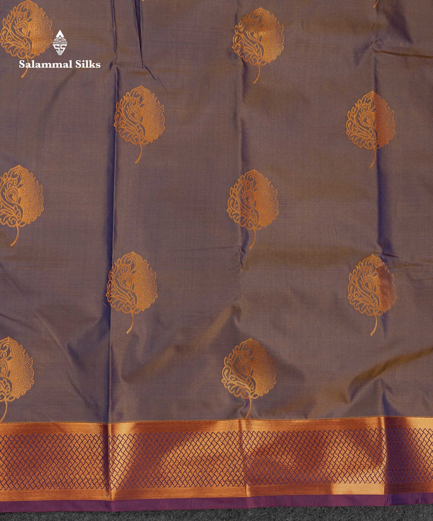 Beautiful Light Violet Semi Silk Saree With Contrast Magenta Traditional Border