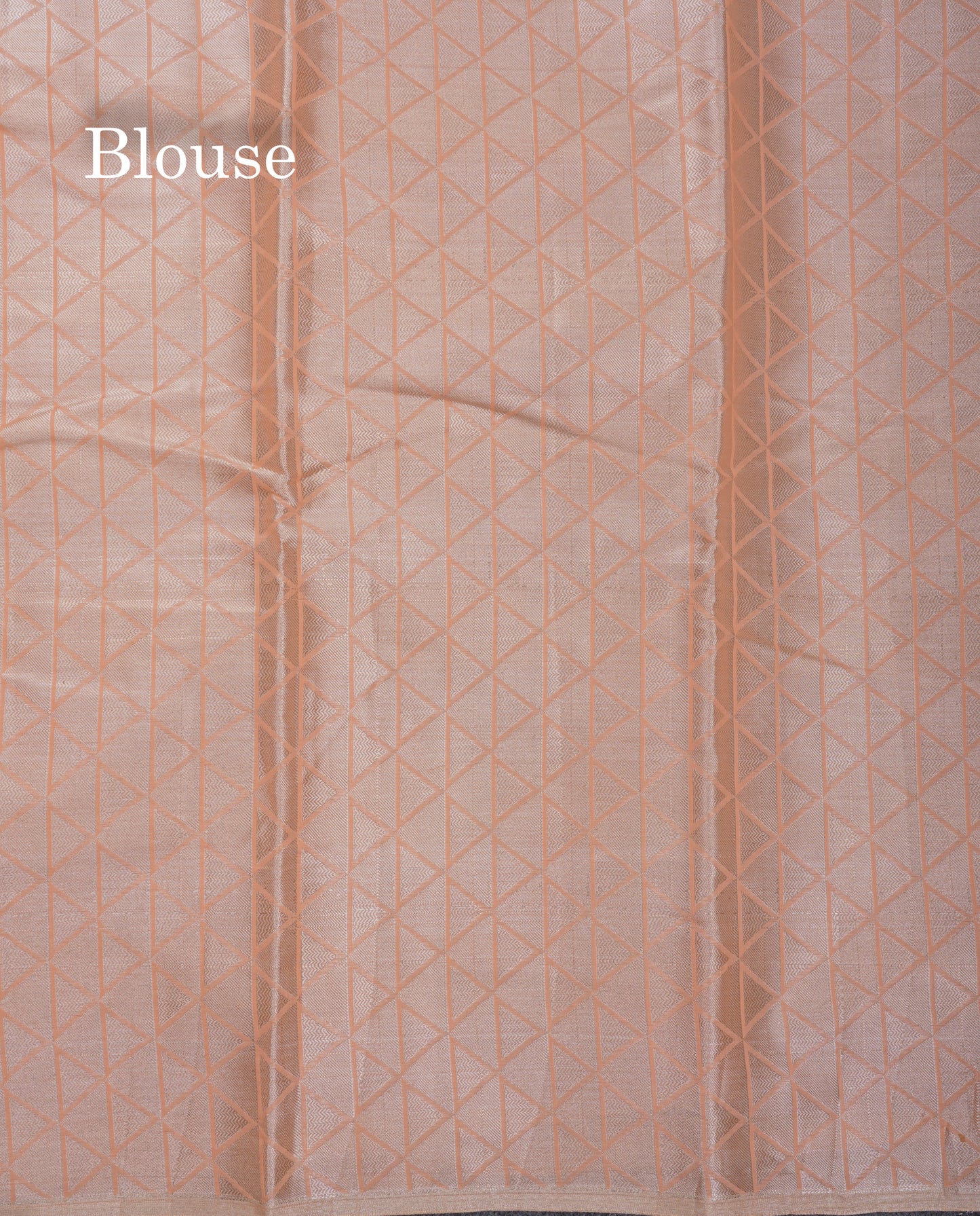 Beautiful Light Orange Fancy Cotton Mix Saree With Designer Blouse