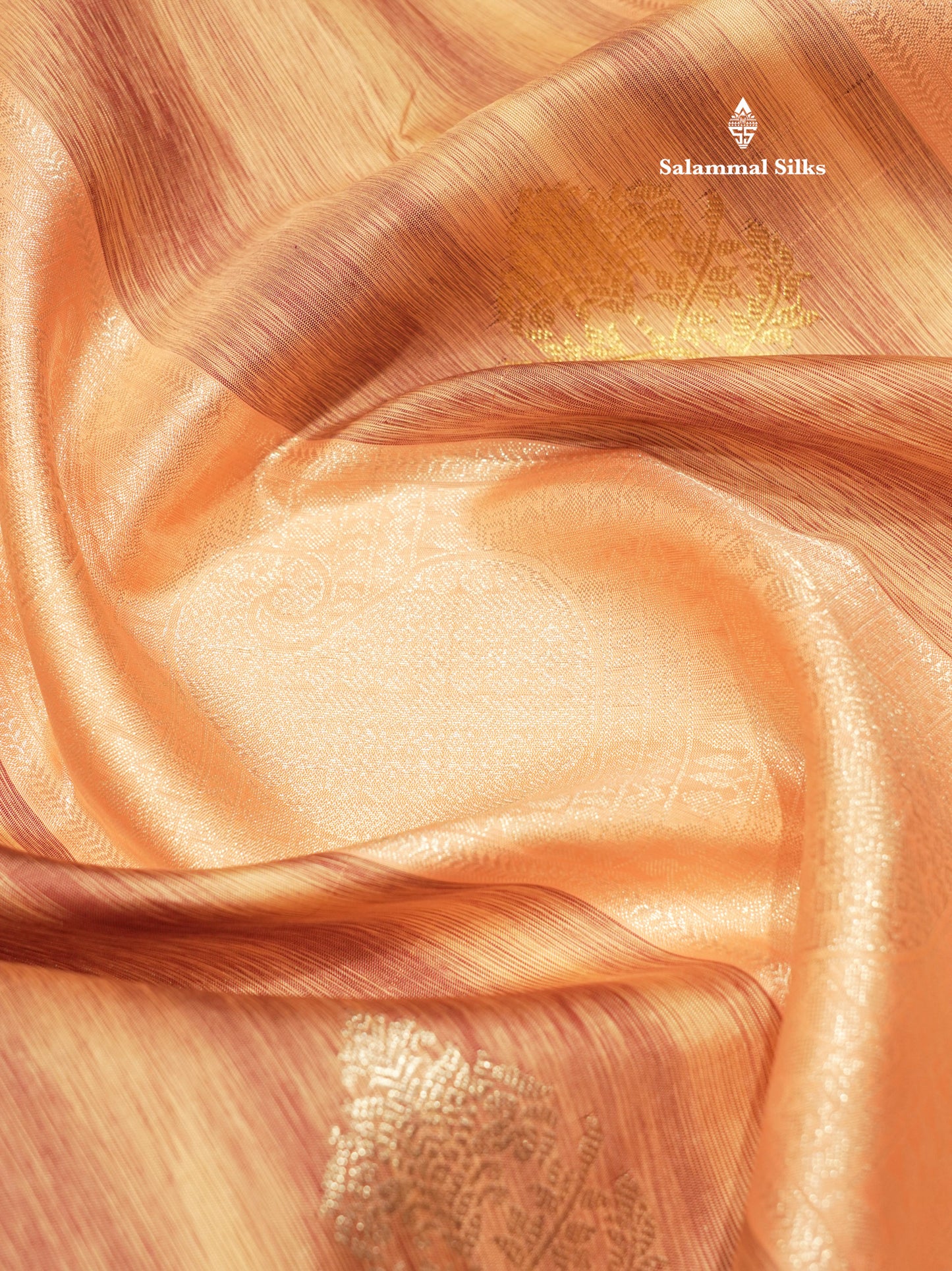 Pink Colour Fancy Pure Kanjivaram Silk Saree With Contrast Blouse