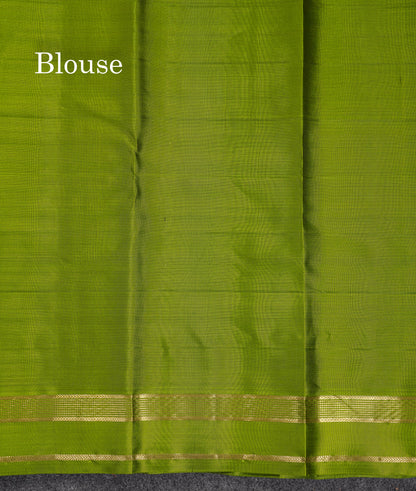 Beautiful Pink Checks With Butta Pure Kanjivaram Silk Saree With Contrast Manthulir Yellow Traditional Medium Gap Border
