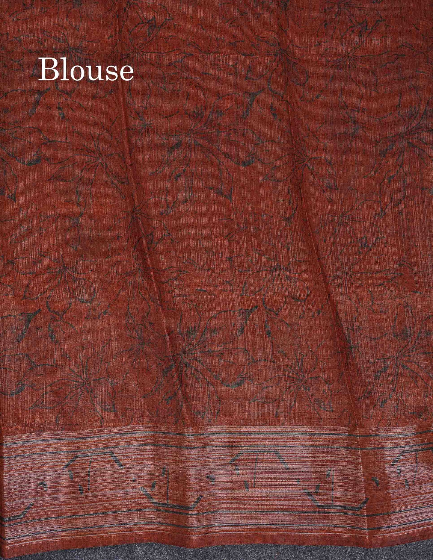 Cotton Mix Saree - Light Peach Colour Body With Fancy Tissue Border
