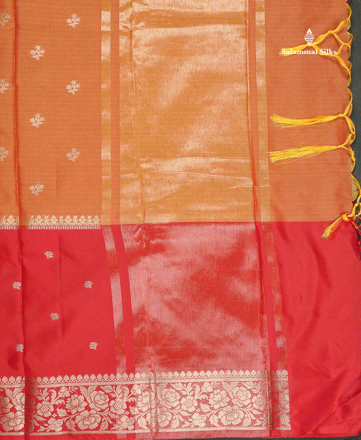 Semi Silk Saree - Light Pink Colour Body With Contrast Pink Fancy Long Border