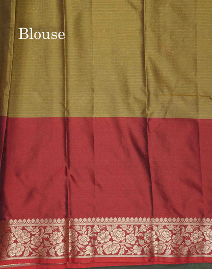 Semi Silk Saree - Light Pink Colour Body With Contrast Pink Fancy Long Border