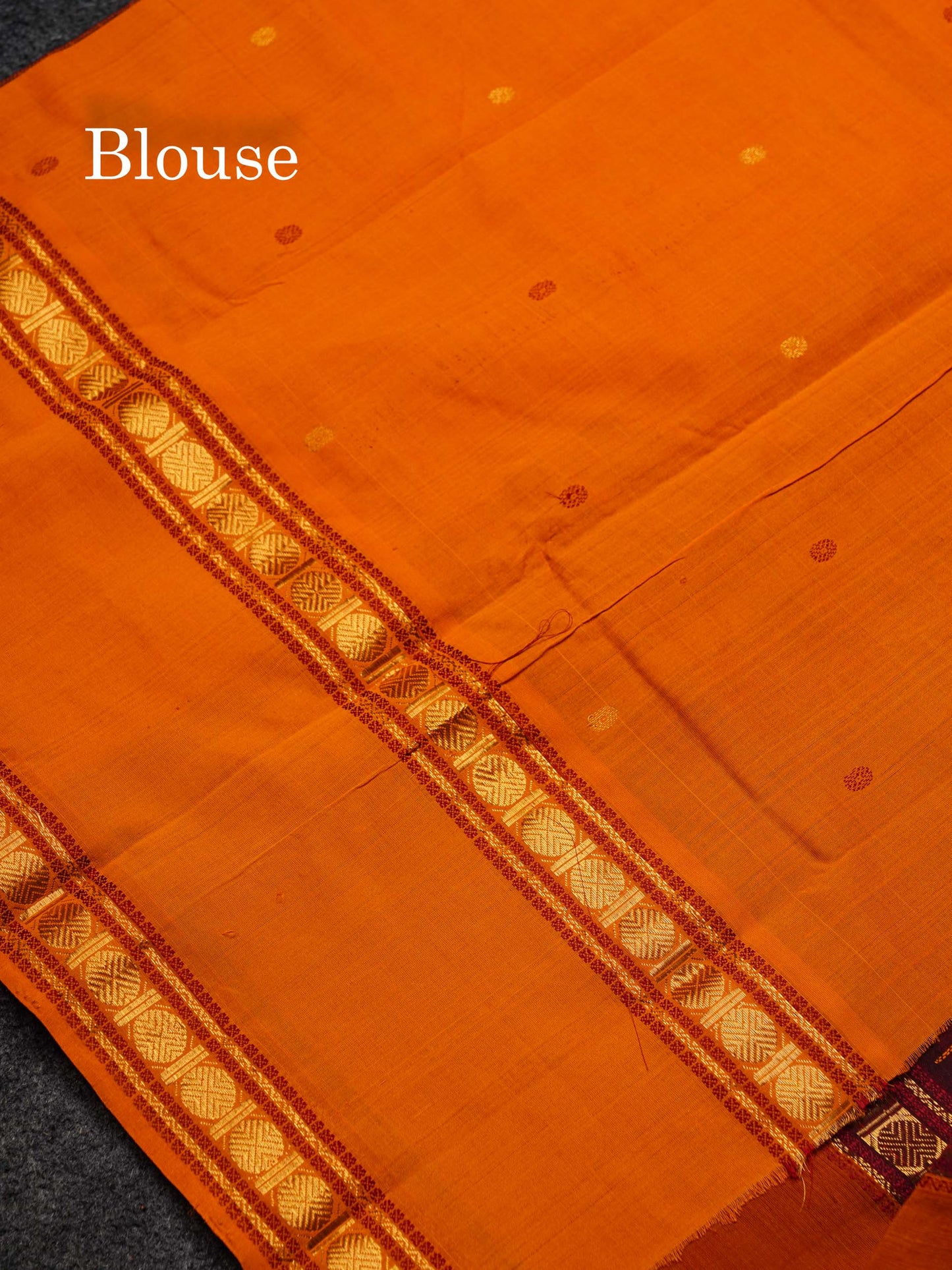 Beautiful Dark Maroon Small Checks Semi Silk Cotton Saree With Contrast Mustard Yellow Blouse