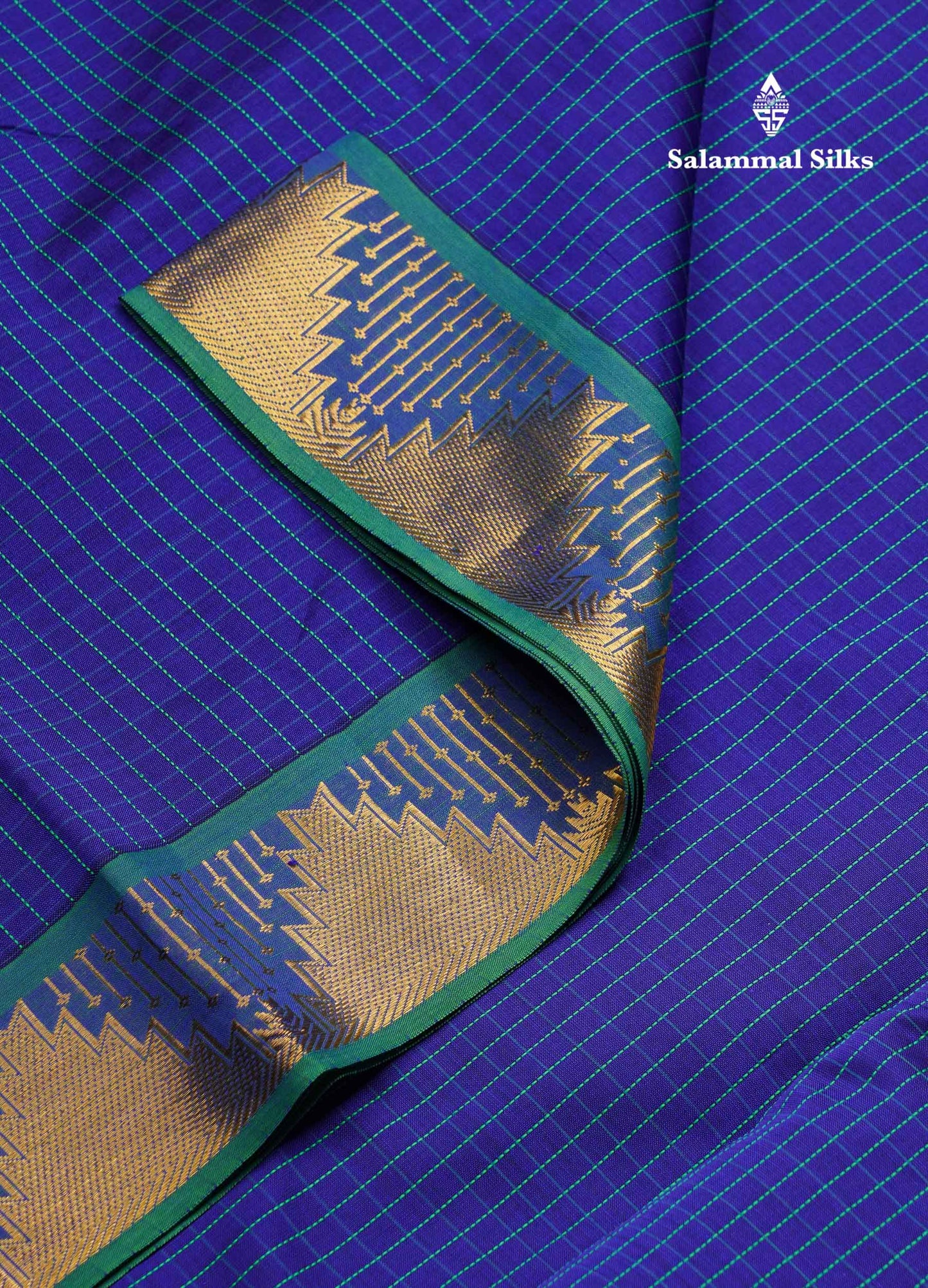 Beautiful Maroon Small Checks Semi Silk Cotton Saree With Contrast Mustard Yellow Blouse