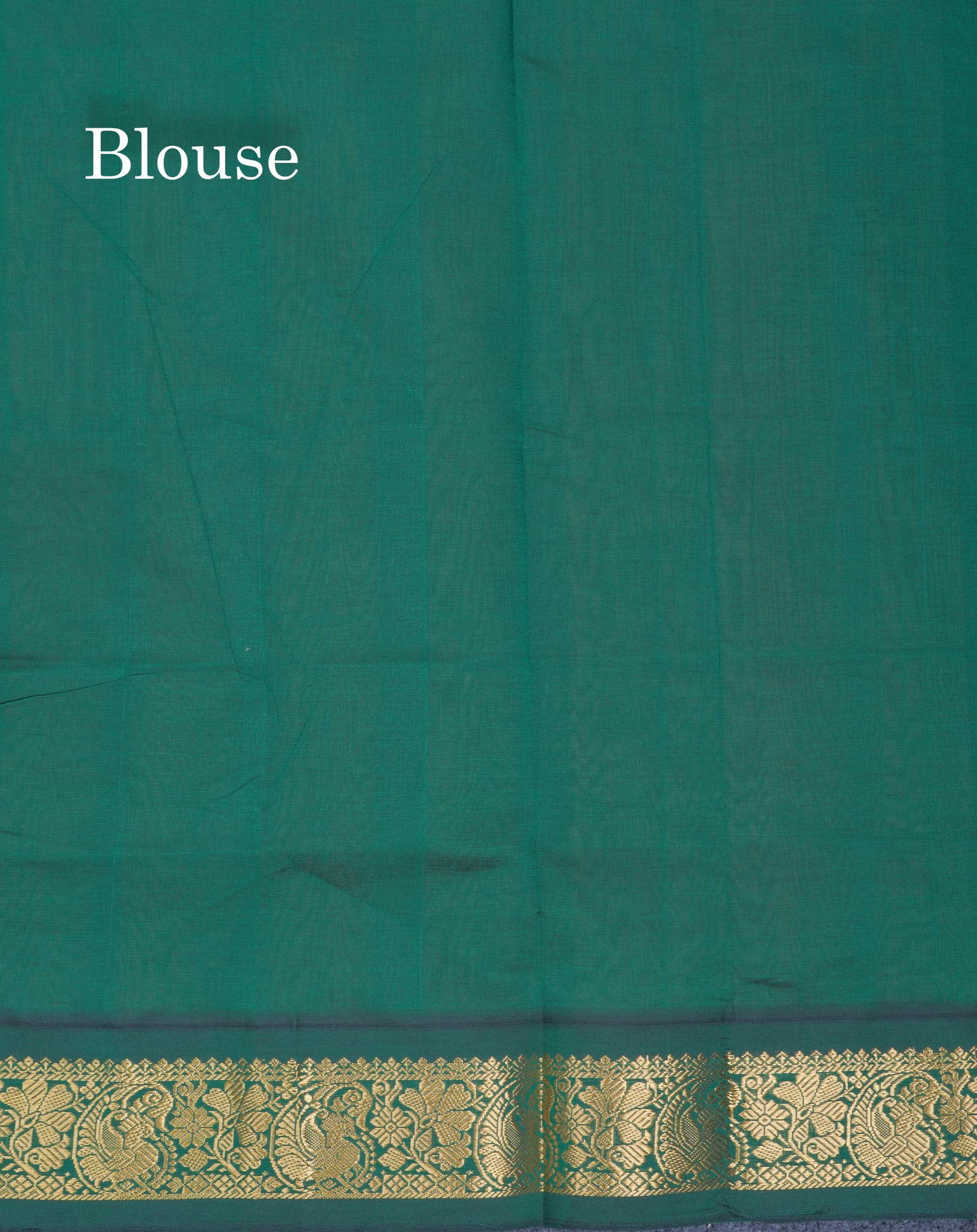 Onion Pink Plain Semi Silk Cotton Saree With Contrast Bottle Green Border