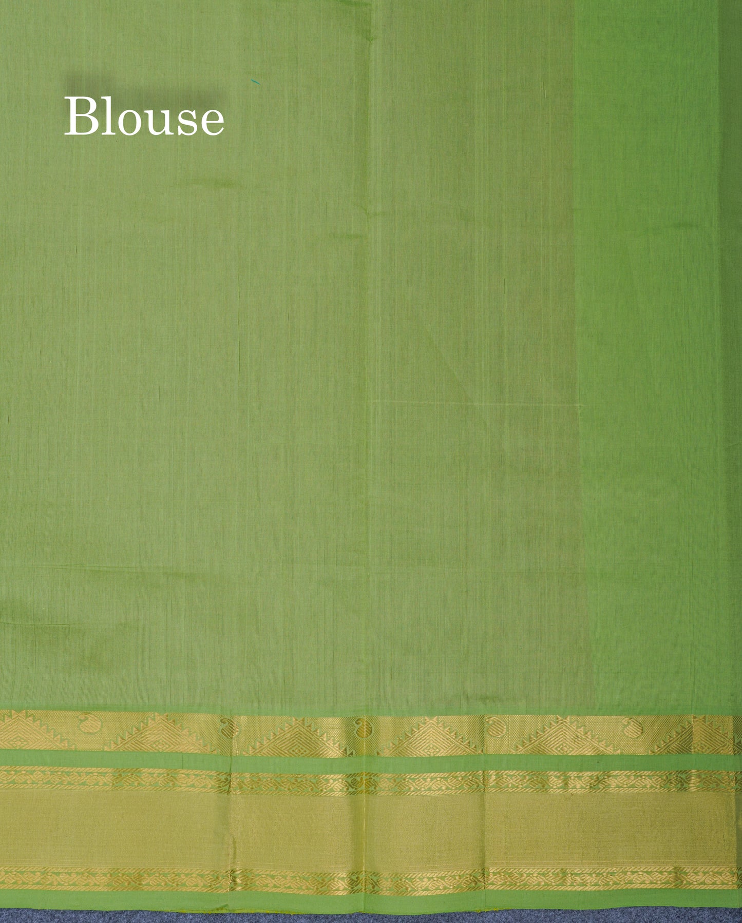 Maroon Checks Semi Silk Cotton Saree With Contrast Parrot Green Traditional Border