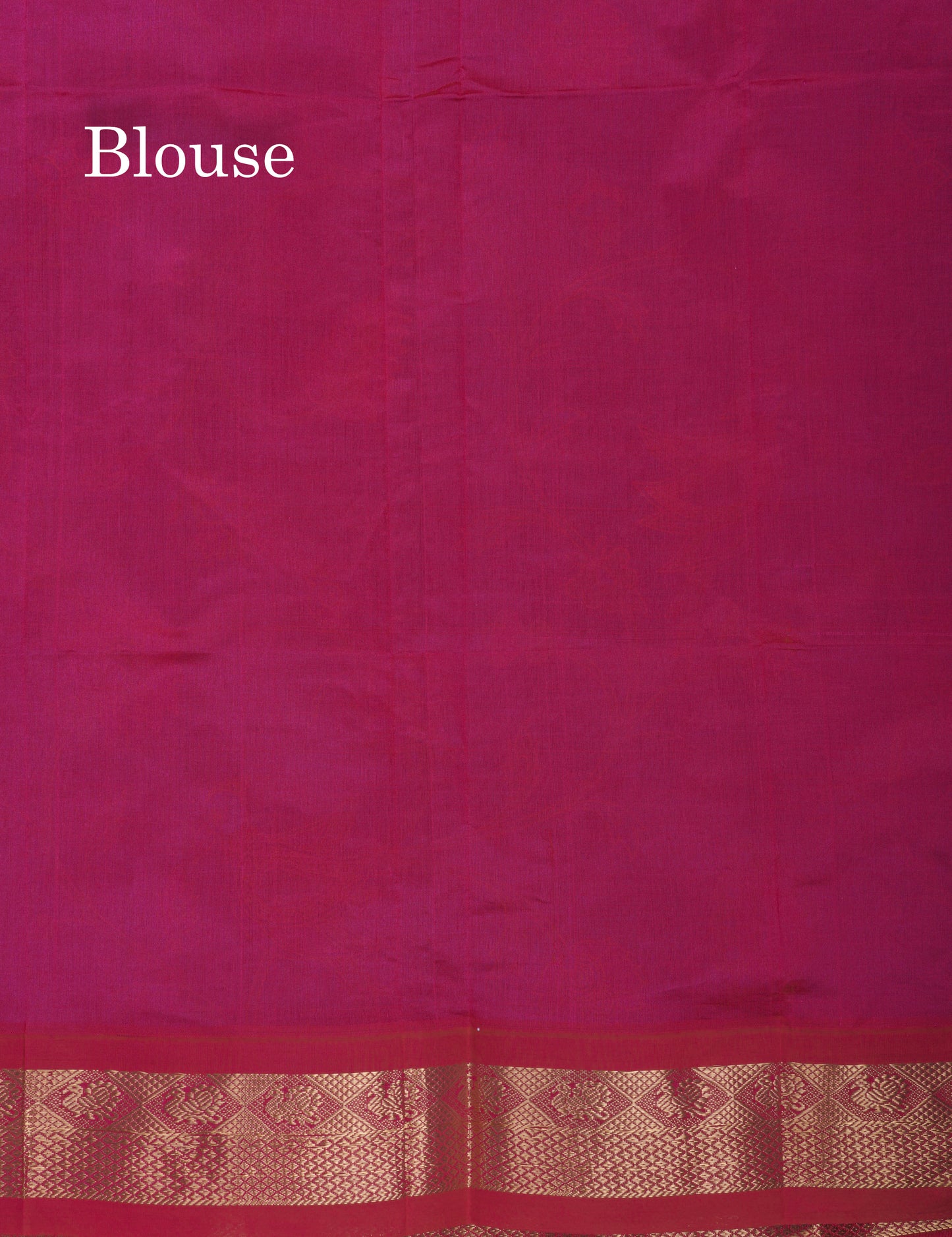 Peacock Blue Pichwai Print Semi Silk Cotton Saree With Contrast Reddish Pink Traditional Border