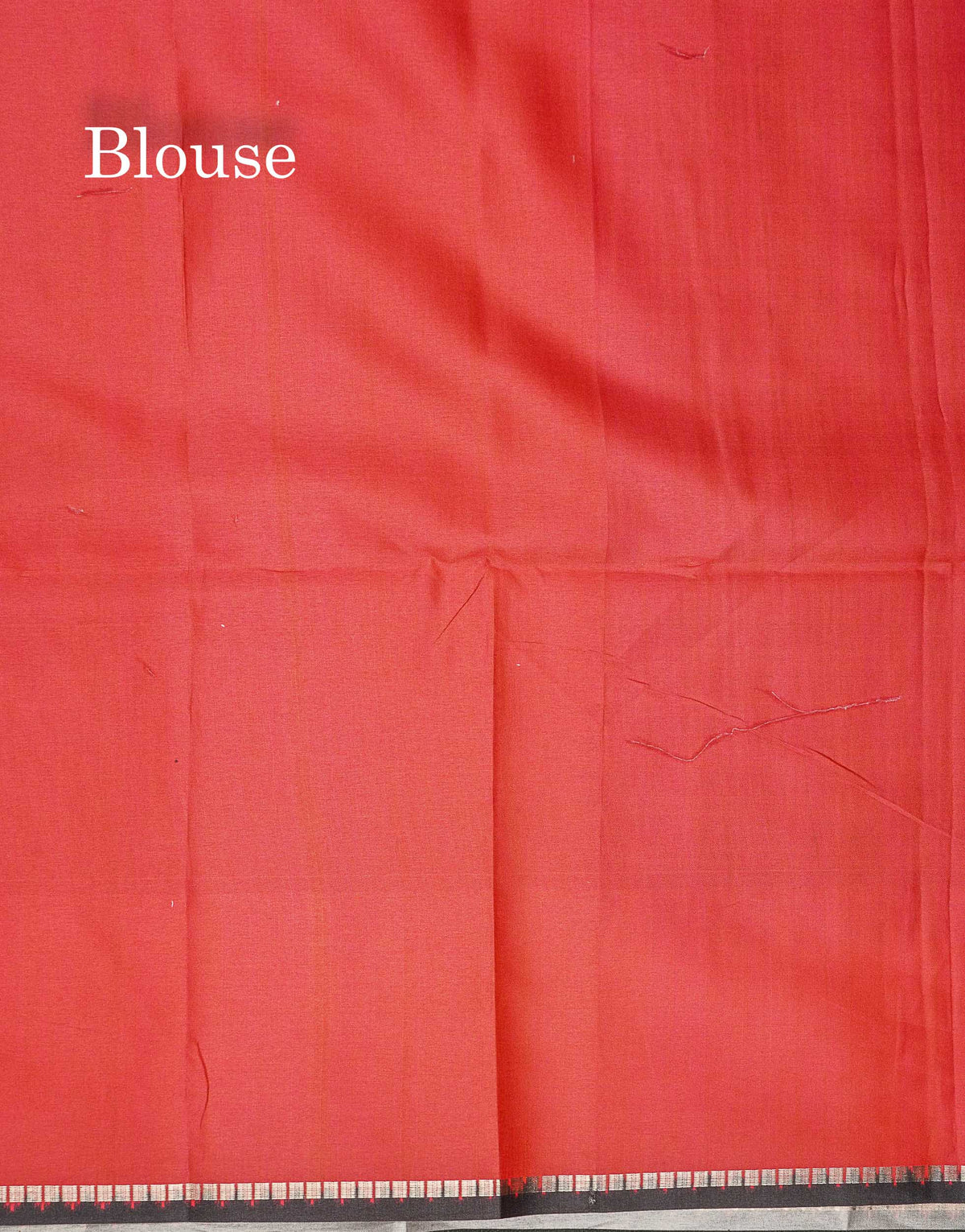 Semi Tussar Saree - Orange Colour Body With Contrast Pink Border