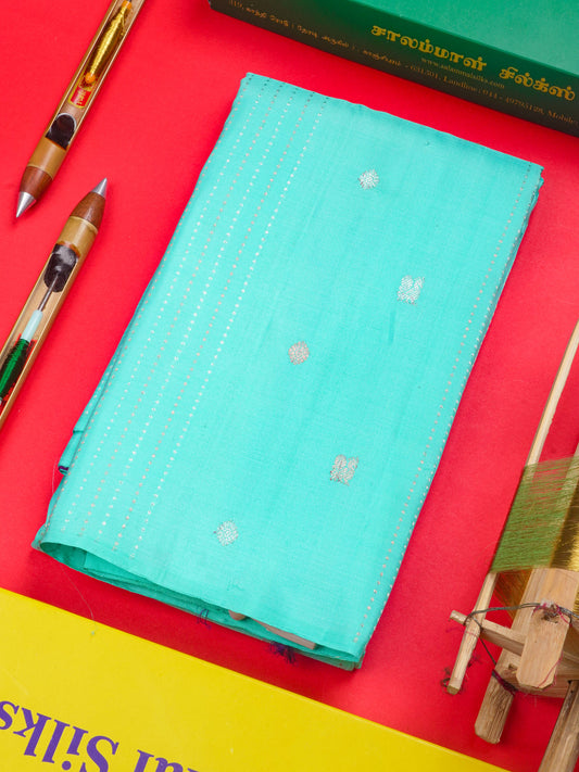 Kanjivaram Light Anandha Pure Silk Saree With Violet Blouse