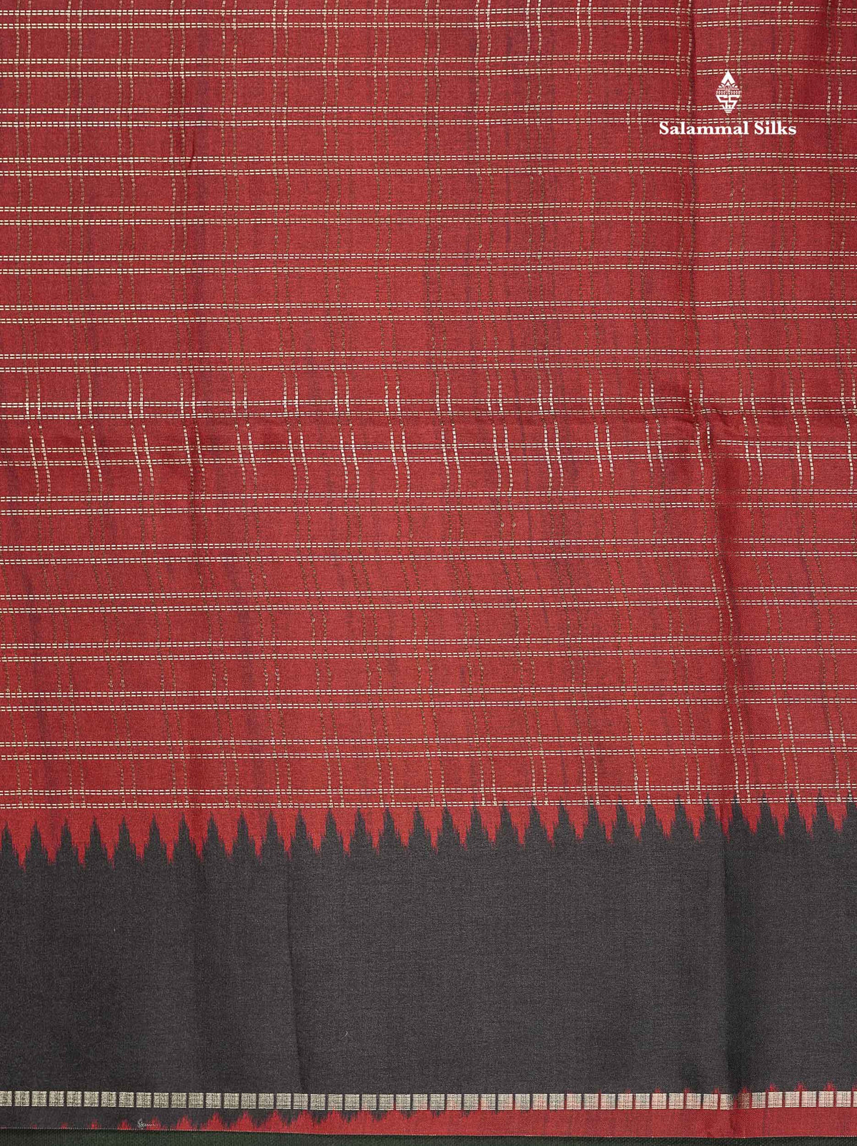 Semi Tussar Saree - Yellow Colour Body With Contrast Maroon Border