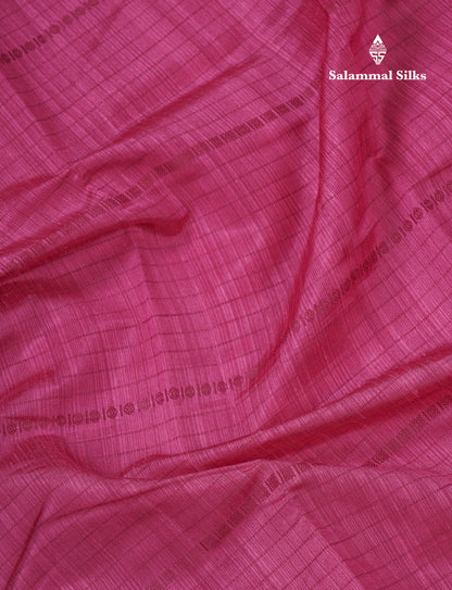 Beautiful Manthulir Green Jute Cotton Mix Fancy Saree With Traditional Small Border