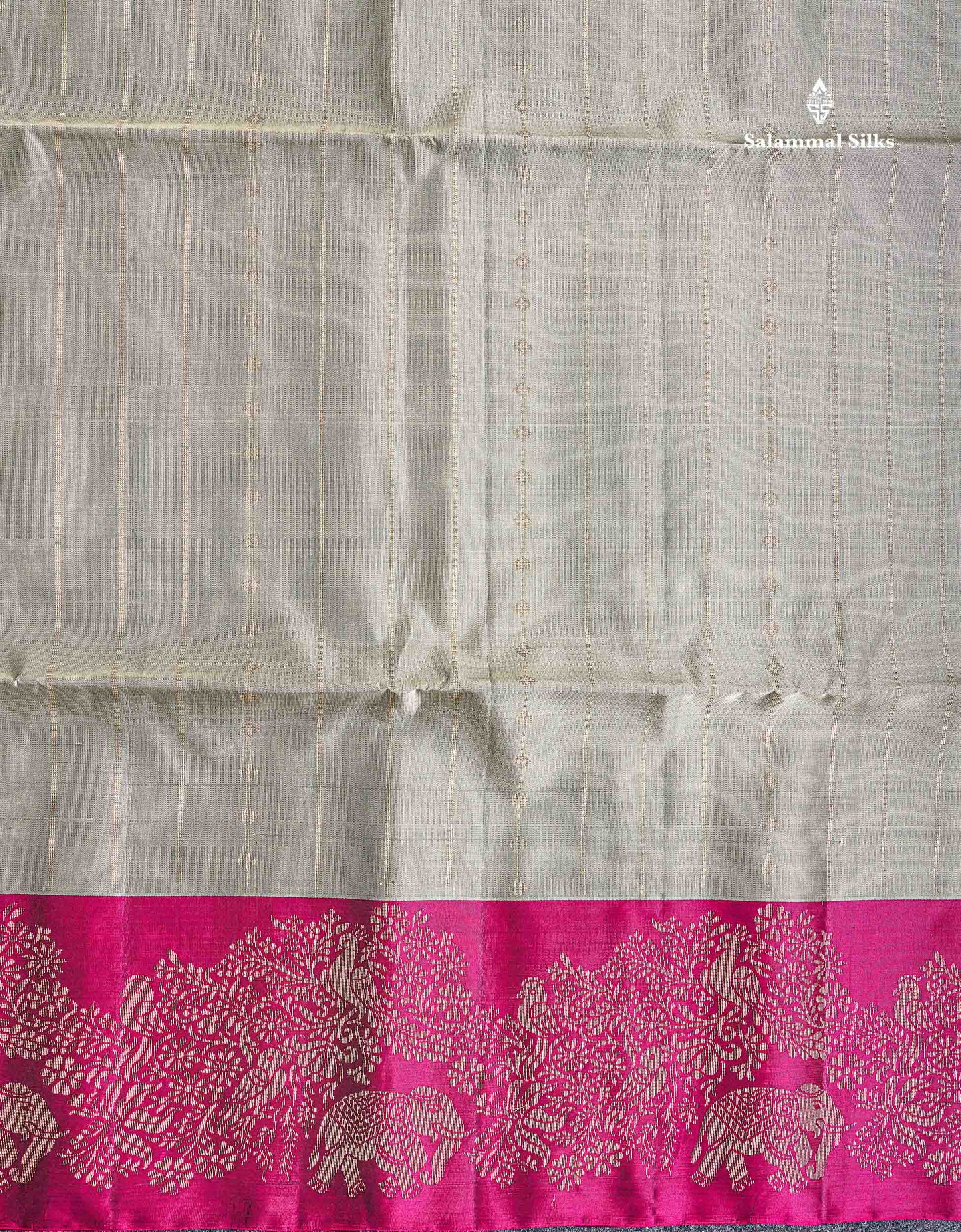 Pure Mix Soft Silk Saree - Light Pink Colour Body With Contrast Pink Fancy Border