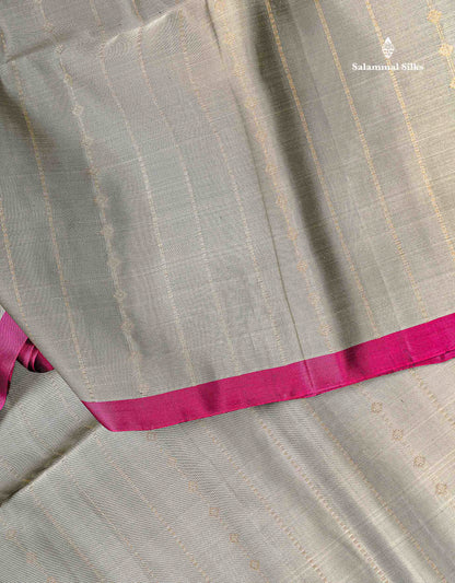 Pure Mix Soft Silk Saree - Light Pink Colour Body With Contrast Pink Fancy Border