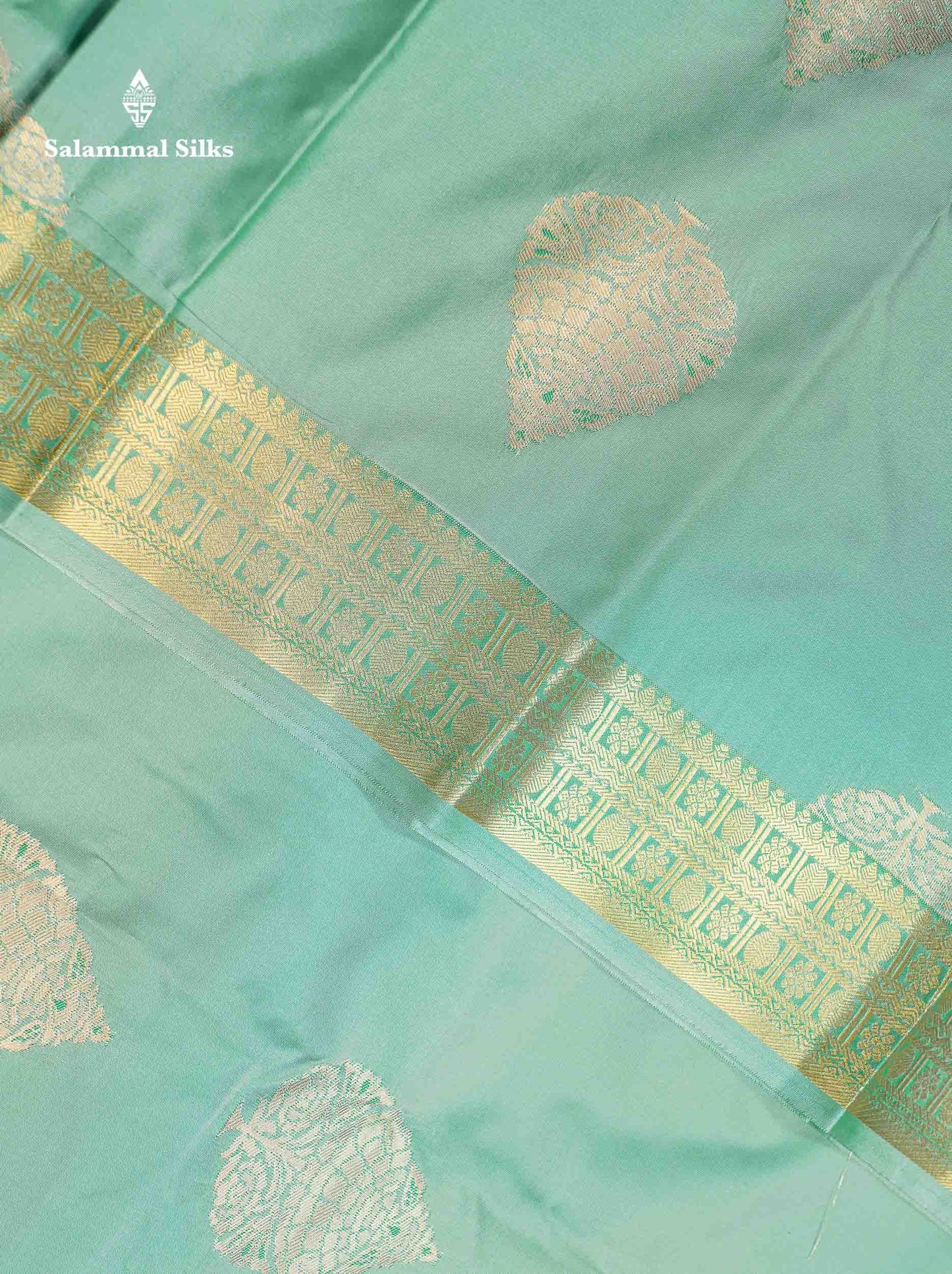 Beautiful Peach Semi Silk Saree With Traditional Evening Morning Border