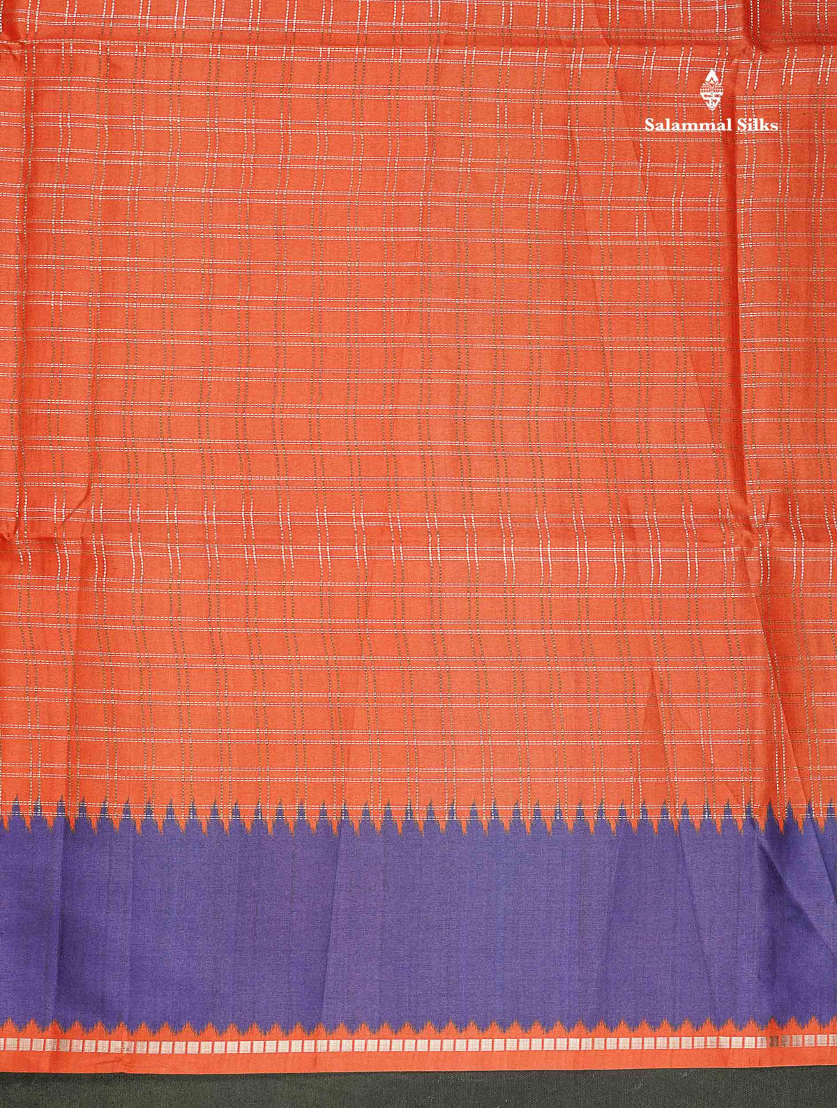 Semi Tussar Saree - Yellow Colour Body With Contrast Maroon Border