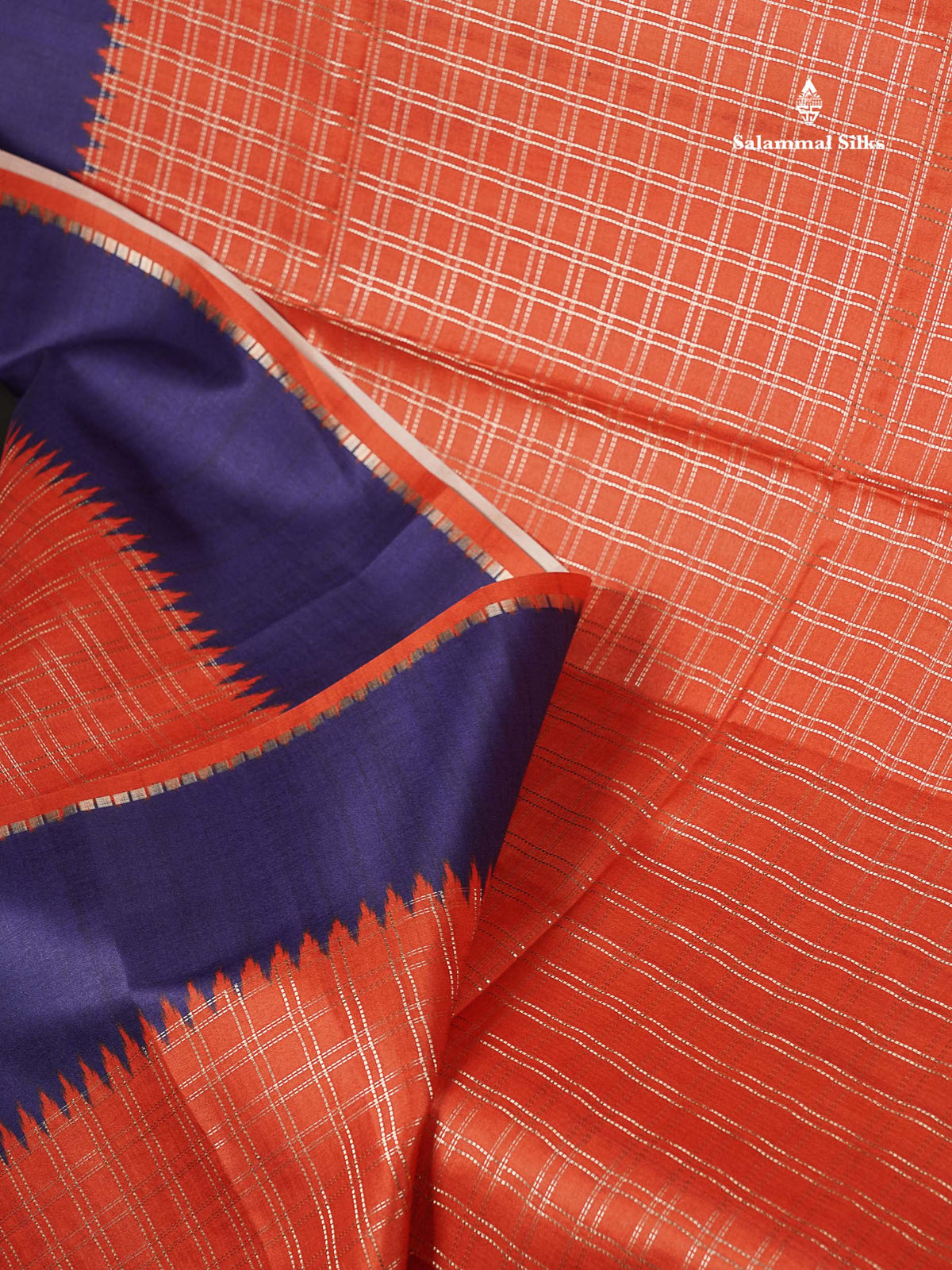 Semi Tussar Saree - Yellow Colour Body With Contrast Maroon Border