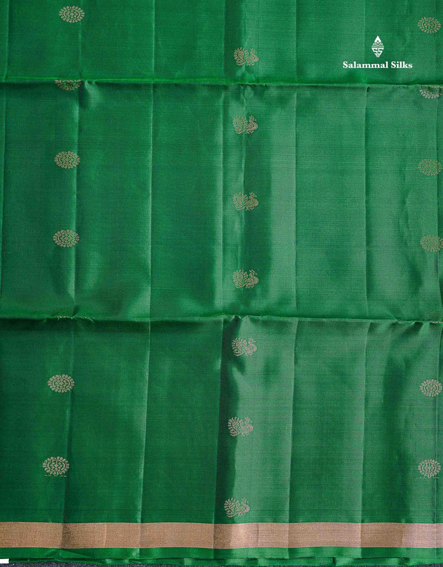 Pure Mix Soft Silk Saree - Bottle Green Colour Body With Contrast Mustard Yellow Blouse