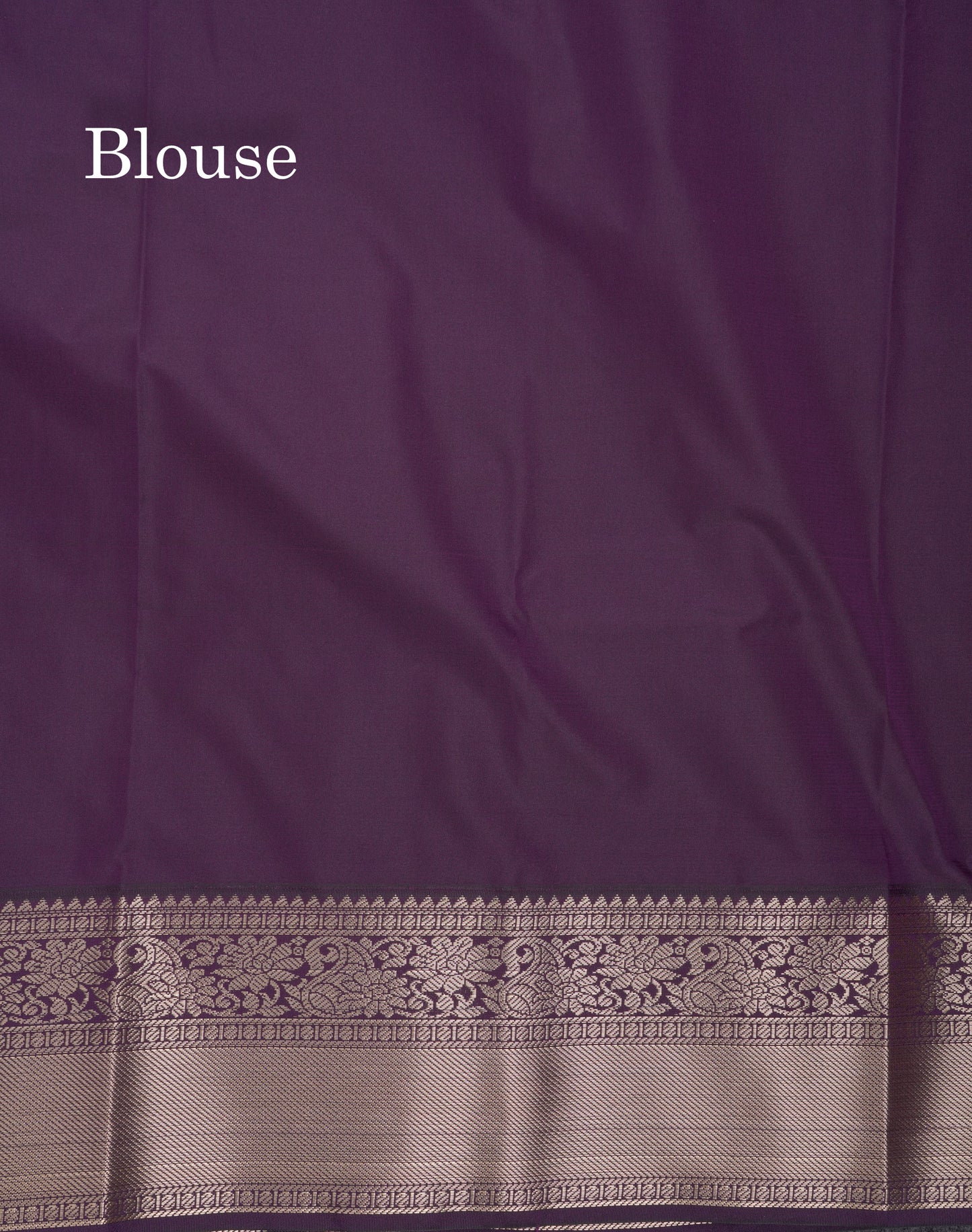 Beautiful Dual Tone Red Vaira Oosi Lines With Butta Semi Silk Saree With Contrast Dark Violet Traditional Border