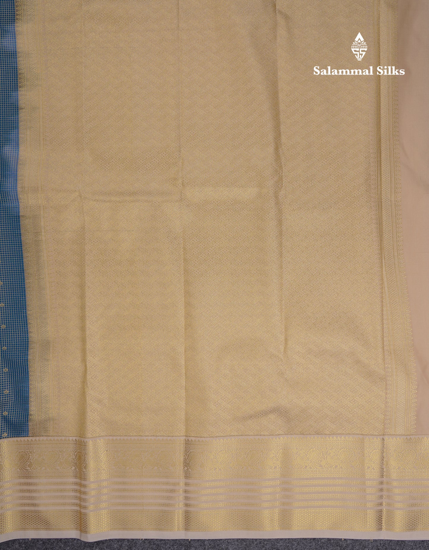 Beautiful Olive Mustard Yellow Semi Silk Saree With Contrast Dark Violet Traditional Border