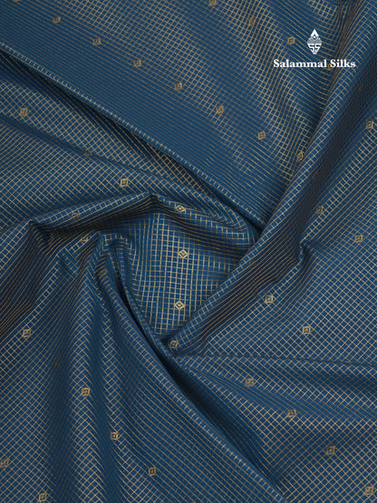 Beautiful Olive Mustard Yellow Semi Silk Saree With Contrast Dark Violet Traditional Border
