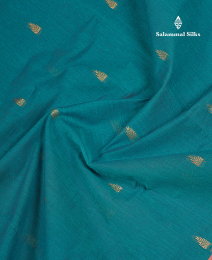 Beautiful Dual Tone Maroon Pure Cotton Saree With Contrast Orange Traditional Border