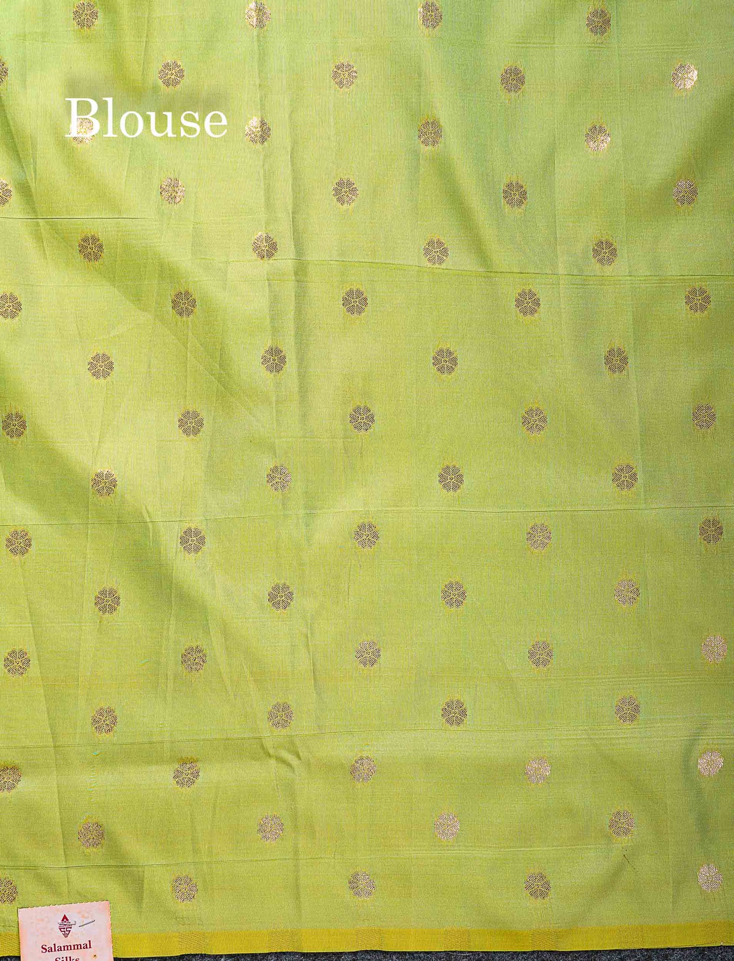 Semi Banaras Saree - Pista Green Colour Body With Fancy Border