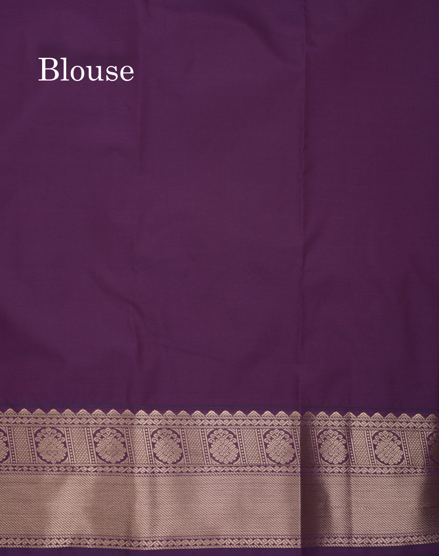 Beautiful Half White Vaira Oosi Tiny Checks With Butta Semi Silk Saree With Contrast Dark Violet Traditional Border