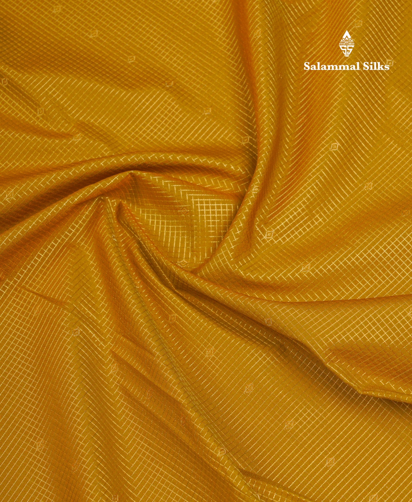 Beautiful Olive Mustard Yellow Semi Silk Saree With Contrast Dark Violet Traditional Border