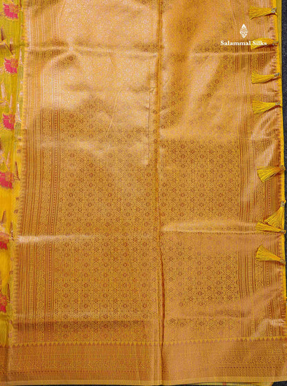 Mulberry Cotton Mix Saree - White Colour Body Menakari Work With Fancy Border