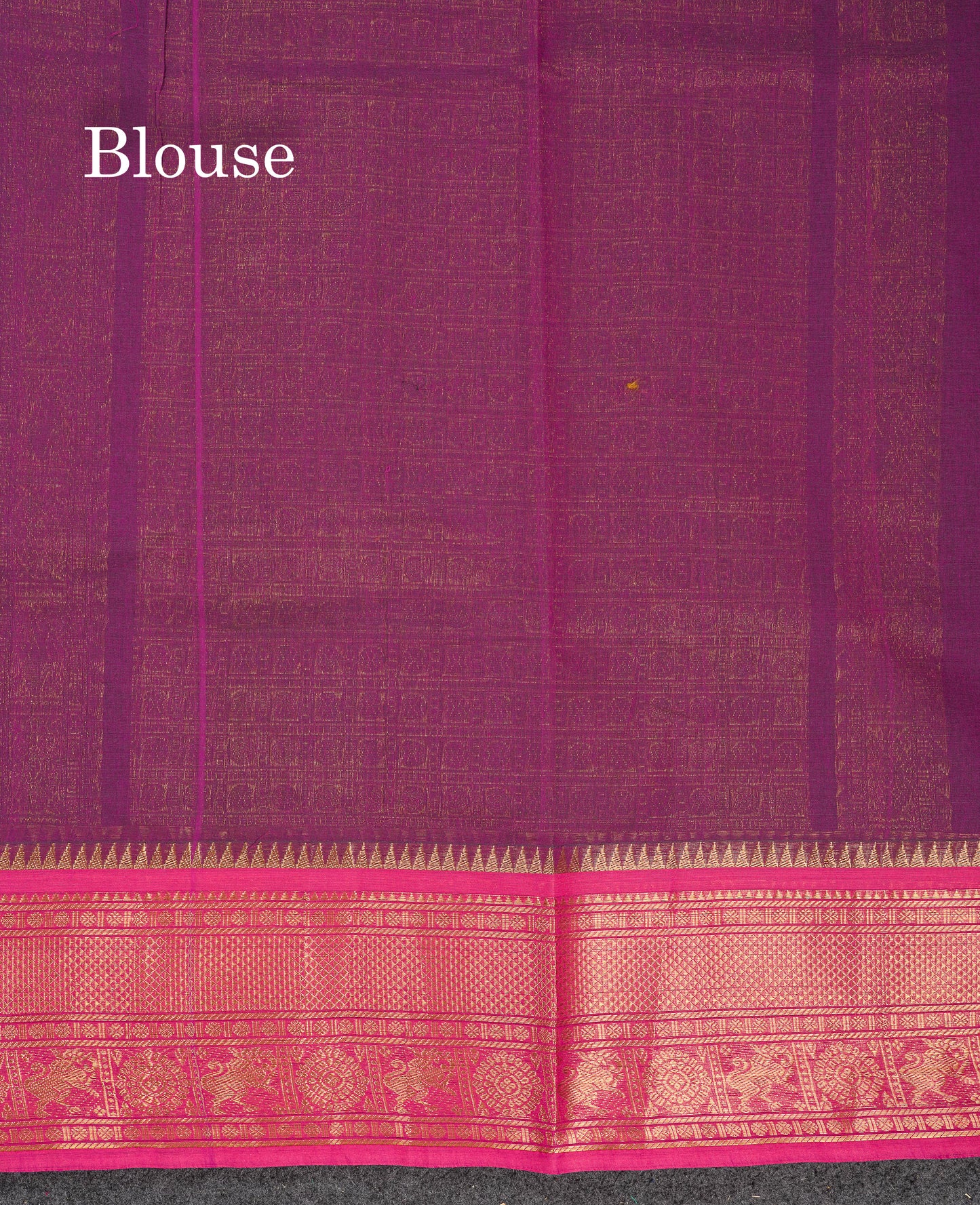 Beautiful Parrot Green Pure Cotton Saree With Contrast Pink Traditional Border