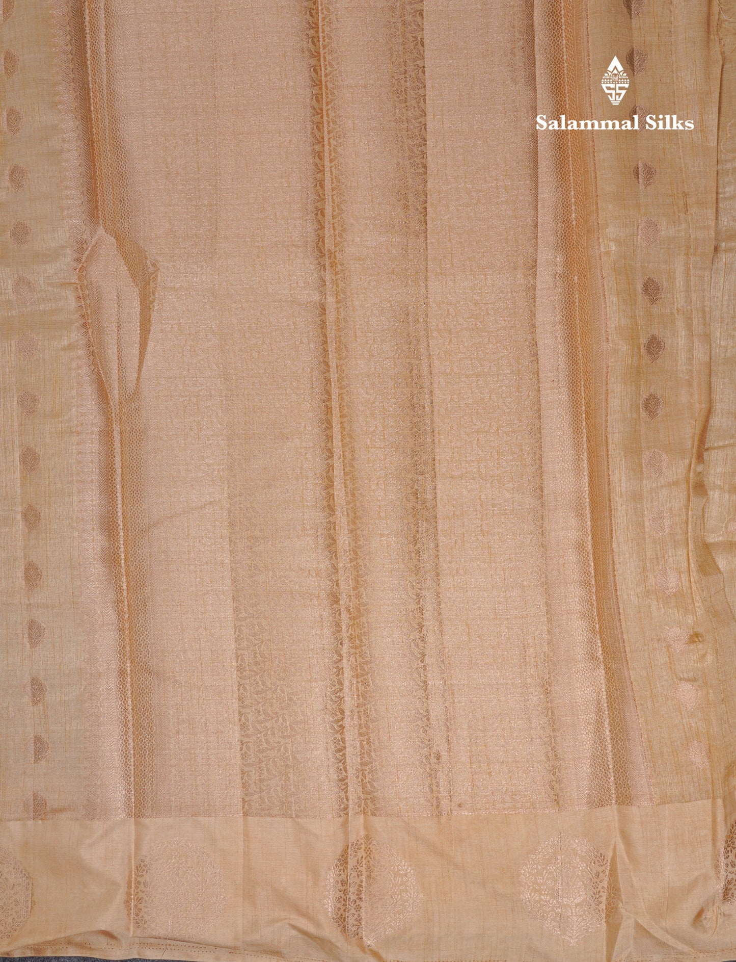 Beautiful Parrot Green Semi Tussar Saree With Fancy Border