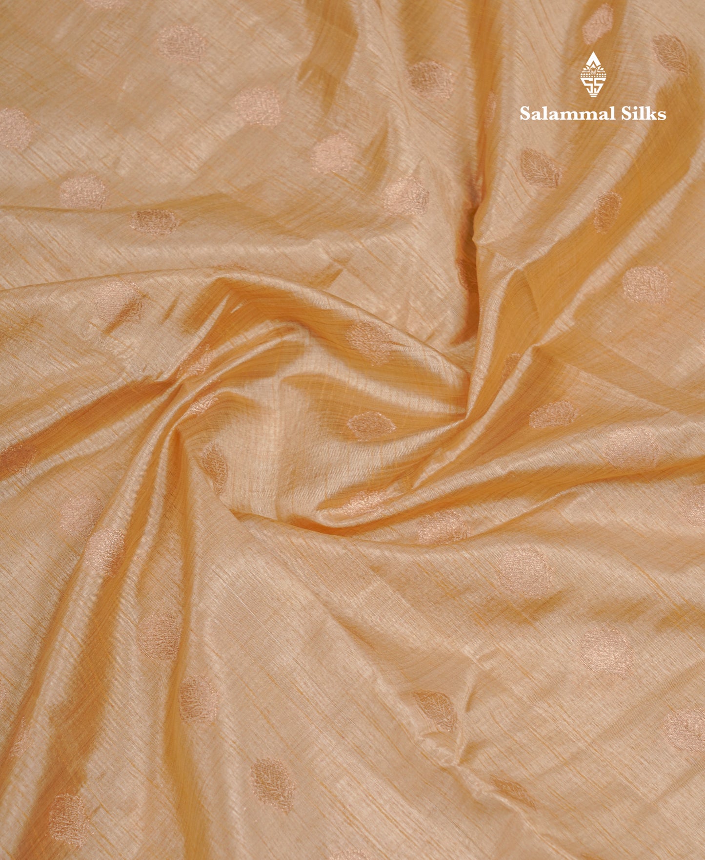 Beautiful Parrot Green Semi Tussar Saree With Fancy Border